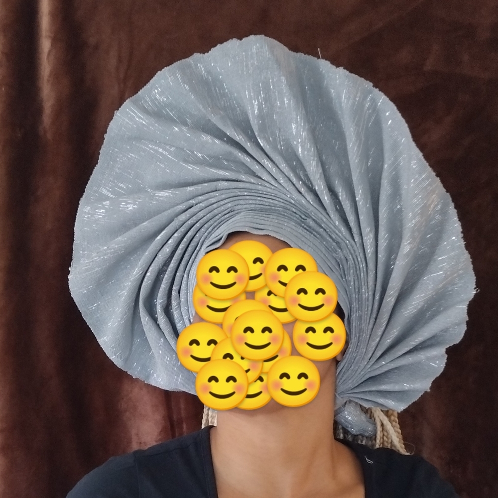 Aso-oke auto gele headwrap